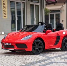 Load image into Gallery viewer, UPGRADED 2025 | 24V 14AH XXL Porsche Panamera 2 Seater Style Ride-On | Holds 600 LBS | Leather Seats | Real Rubber Tires