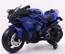 Load image into Gallery viewer, New 2025 Ninja Style Motorcycle Upgraded H2R | 12V Ride On | Light on Wheels | 1 Seater | Ages 3-7 Approx