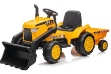 Load image into Gallery viewer, New 12V Kids 2025 Ride On Tractor Upgraded With Front Loader | Trailer | 1 Seater | Ages 3-9  | Remote