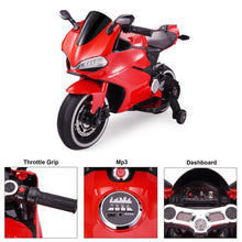 Load image into Gallery viewer, New 2025 Upgraded 12V Licensed Ducati Motorcycle with Training Wheels | Leather Seat | Ages 3-6