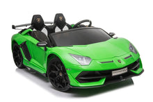 Load image into Gallery viewer, 2025 Licensed 24V Lamborghini Aventador SVJ | 2 Seater Ride-On Upgraded | Drift Function | Rubber Tires | Leather Seats | Remote