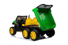 Load image into Gallery viewer, 2025 Upgraded 24V | 6 Wheel Tractor Farm W Tipping Bin | 4x4 Ride-On 2 Seater | Leather Seats | Rubber Tires | Remote | Pre Order