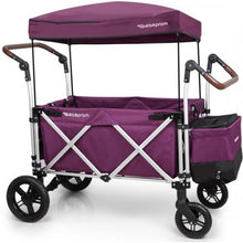 Load image into Gallery viewer, 2025 Upgraded Bebepram S7 Foldable Luxury Multi-Function Wagon | Sunroof | Rubber Wheels | Seat Belts