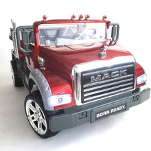 Load image into Gallery viewer, Upgraded Licensed 2025 Mack Truck 24V | 2 Seater Ride-On | Leather Seats | Rubber Tires | Remote | Pre Order