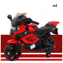Load image into Gallery viewer, Super Kids 2025 | 6V Ride On Electric Motorbike w/ Training Wheels | Leather Seat | Cool Lights