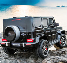 Load image into Gallery viewer, Licensed 2025 Mercedes GWagon G63 Black Or Red Upgraded | 2 Seater | 24V | 4x4 Kids Ride-On | Leather Seats | Rubber Tires | Remote