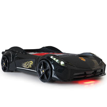 Load image into Gallery viewer, Super Cool 2025 Heavy Duty Spyder Race Car Bed | LED Lights | Remote Control With Sounds