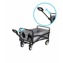 Load image into Gallery viewer, Heavy Duty INTEXCA Mini Foldable Multi-Function Wagon for Shopping, Travel, Etc | Grey