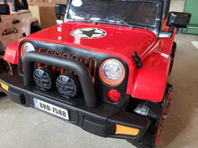 Load image into Gallery viewer, 2025 Super Cool All Terrain Jeep | Small 2 Seater | 2 Colours | Rubber Tires | Leather Seat | Ages 3-6 | Remote