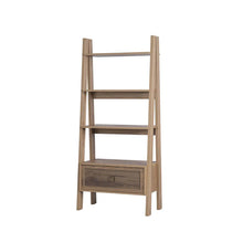 Load image into Gallery viewer, Trio Vintage Ladder Bookshelf | Quick Assembly | 17” Assembled | Rustic Wood Finish