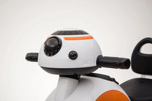 Load image into Gallery viewer, ECD Upgraded Robot Style 3 Wheel 6V Motorcycle | Leather Seat | Rubber Tires