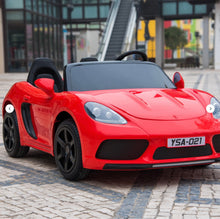 Load image into Gallery viewer, UPGRADED 2025 | 24V 14AH XXL Porsche Panamera 2 Seater Style Ride-On | Holds 600 LBS | Leather Seats | Real Rubber Tires