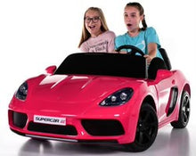 Load image into Gallery viewer, 24V 7AH Porsche Panamera Style XXL 2 Seater Kids Ride-On | The Biggest Ride on Car in The World | Leather Seats | Real Rubber Tires
