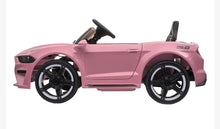 Load image into Gallery viewer, 2025 Mustang Style Kids Ride-On Car | 12V | Leather Seat | Rubber Tires | Upgraded 1 Seater | Remote