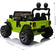 Load image into Gallery viewer, 2025 Jeep Wrangler Style 2 Seater Upgraded | Heavy Duty Seat | Heavy Duty Tires | 12V | Upgraded | Remote