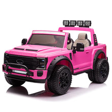 Load image into Gallery viewer, 2025 Upgraded Licensed Ford Super Duty F450 | 6 Wheels | Custom Edition 24V Lifted | 2 Seater | Leather Seats | Rubber Tires | Remote | Pre Order