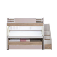 Load image into Gallery viewer, Super Cool New City Loft Bed With Desk - Pink | LED Lights