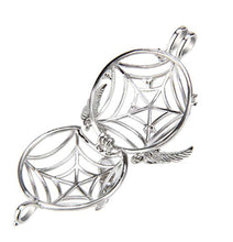 Load image into Gallery viewer, Dream Catcher Sterling Silver Cage Necklace Set
