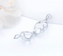 Load image into Gallery viewer, Mother and Child Sterling Silver Cage Pendant