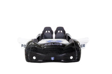 Load image into Gallery viewer, Super Cool 2025 Upgraded Premium Police Race Car Twin Bed | LED Lights | Opening Doors | Remote Controlled | Free Mattress | Holds 300 Lbs