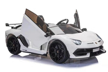 Load image into Gallery viewer, 2025 Licensed 24V Lamborghini Aventador SVJ | 2 Seater Ride-On Upgraded | Drift Function | Rubber Tires | Leather Seats | Remote