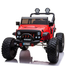 Load image into Gallery viewer, Upgraded 2025 Licensed 12V Off-Road Lifted JEEP Wrangler | Leather Seats | Rubber Tires | 2 Seater | 4x4 | Remote