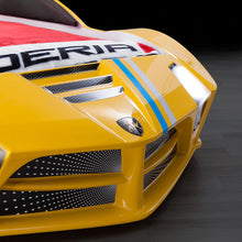 Load image into Gallery viewer, Super Cool 2025 Yellow Moon Luxury Race Car Bed W/LEDS & Sound Effects | Free Mattress | Twin