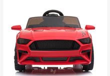 Load image into Gallery viewer, 2025 Mustang Style Kids Ride-On Car | 12V | Leather Seat | Rubber Tires | Upgraded 1 Seater | Remote