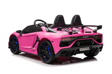Load image into Gallery viewer, 2025 Licensed 24V Lamborghini Aventador SVJ | 2 Seater Ride-On Upgraded | Drift Function | Rubber Tires | Leather Seats | Remote