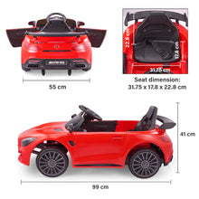 Load image into Gallery viewer, 2025 Licensed Mercedes GTR 1 Seater Ride-On | 12V | Upgraded Seats | Heavy Duty Tires | LED Lights | Remote | Pre Order