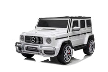 Load image into Gallery viewer, Licensed 2025 Mercedes GWagon G63 White Upgraded | 2 Seater | 24V | 4x4 Kids Ride-On | Leather Seats | Rubber Tires | Remote