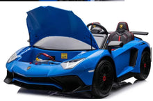Load image into Gallery viewer, New Licensed 2025 Lamborghini SV 24V XXL Ride on Massive 2 seater | Leather Seats | Up to 16KPH | Real Rubber Tires | Can Hold Adult & Child | 180W
