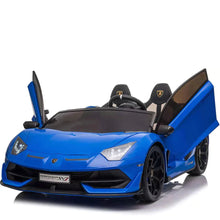 Load image into Gallery viewer, 2025 Licensed 24V Lamborghini Aventador SVJ | 2 Seater Ride-On Upgraded | Drift Function | Rubber Tires | Leather Seats | Remote