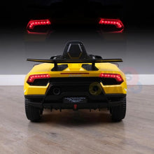 Load image into Gallery viewer, Licensed 2025 Upgraded Lamborghini Huracan 12V Ride-On | Leather Seat | Rubber Tires | 1 Seater | Remote