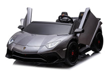 Load image into Gallery viewer, New Licensed 2025 Lamborghini SV 24V XXL Ride on Massive 2 seater | Leather Seats | Up to 16KPH | Real Rubber Tires | Can Hold Adult & Child | 180W