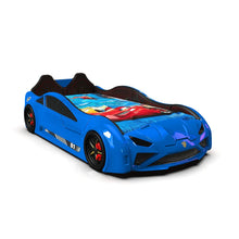 Load image into Gallery viewer, Super Cool 2025 Upgraded Lamborghini Style Race Car Bed RX | Doors Open & Close | LED Lights | Remote | In 4 Colours | Holds 300 Lbs