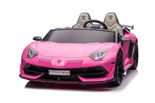 Load image into Gallery viewer, 2025 Licensed 24V Lamborghini Aventador SVJ | 2 Seater Ride-On Upgraded | Drift Function | Rubber Tires | Leather Seats | Remote