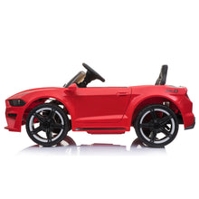 Load image into Gallery viewer, 2025 Mustang Style Kids Ride-On Car | 12V | Leather Seat | Rubber Tires | Upgraded 1 Seater | Remote