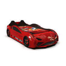 Load image into Gallery viewer, Super Cool 2025 Upgraded Lamborghini Style Race Car Bed RX | Doors Open & Close | LED Lights | Remote | In 4 Colours | Holds 300 Lbs