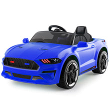 Load image into Gallery viewer, 2025 Mustang Style Kids Ride-On Car | 12V | Leather Seat | Rubber Tires | Upgraded 1 Seater | Remote