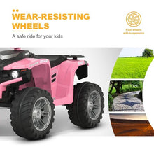Load image into Gallery viewer, The 2025 | 12V Kids Ride On Car Pink | 1 Seater | 4 Wheeler ATV | LED Lights | Upgraded Tires