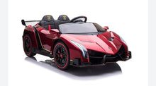 Load image into Gallery viewer, Licensed 2025 Lamborghini Veneno | Upgraded 24V | 4x4 Ride-On 2 Seater | Leather Seats | Rubber Tires | Remote