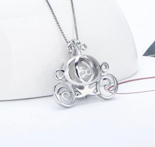 Load image into Gallery viewer, Princess Carriage Sterling Silver Cage Pendant