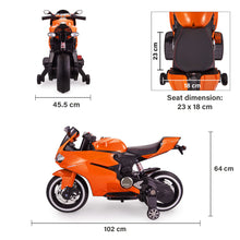 Load image into Gallery viewer, New 2025 Upgraded 12V Licensed Ducati Motorcycle with Training Wheels | Leather Seat | Ages 3-6
