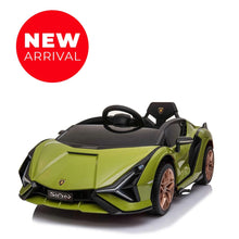 Load image into Gallery viewer, 2025 Licensed Lamborghini SIAN FKP 37 | 12V Ride-On Upgraded | Bluetooth | 1 Seater | Remote