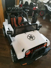 Load image into Gallery viewer, 2025 Super Cool All Terrain Jeep | Small 2 Seater | 2 Colours | Rubber Tires | Leather Seat | Ages 3-6 | Remote