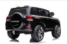 Load image into Gallery viewer, 2025 Licensed Toyota 12V Land Cruiser Upgraded Ride On Car | Leather Seat | Small 2 Seater | Remote