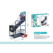 Load image into Gallery viewer, Super Cool Outdoor Kids Indoor/Outdoor Basketball Hoop Sport Arcade Game Set