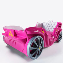Load image into Gallery viewer, Super Adorable Princess Carriage Canopy Bed | Twin Bed | Ages 2-12 | High Quality | Easy Assembly