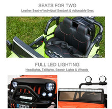 Load image into Gallery viewer, 2025 Jeep Wrangler Style 2 Seater Upgraded | Heavy Duty Seat | Heavy Duty Tires | 12V | Upgraded | Remote
